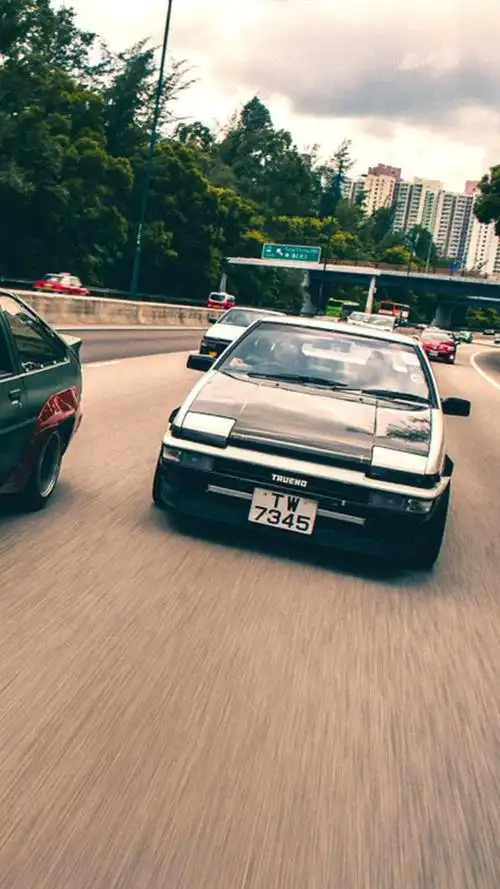 汽车,丰田,ae86,汽车,手机壁纸丰田ae86