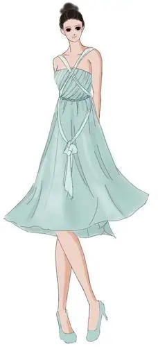 连衣裙设计_服装设计_连衣裙-心图集-图喔喔(mytuoo.com)