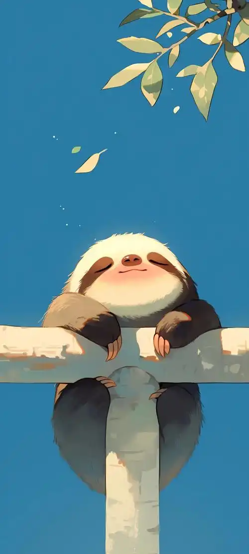 手机壁纸可爱动物插画壁纸高清原图分享