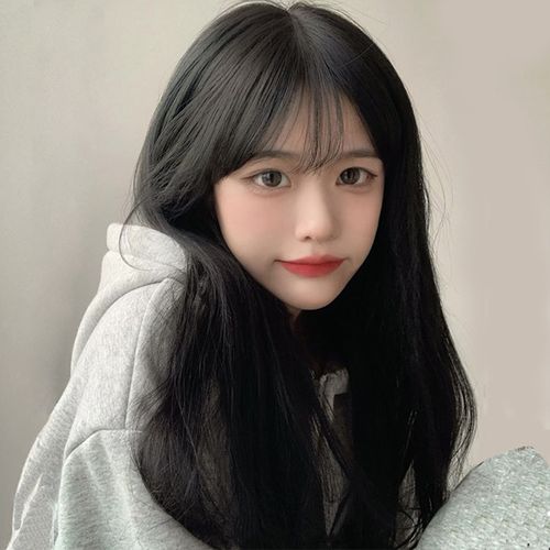 假发女长直发黑
