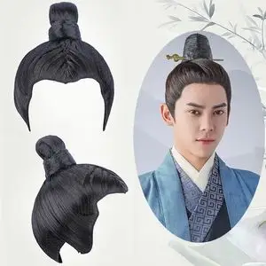 书生发髻男士