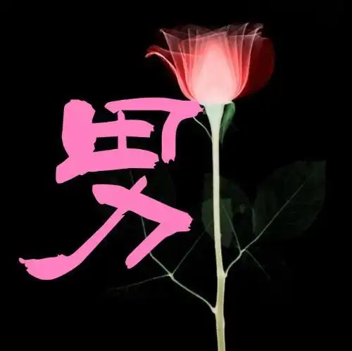 谁帮我找一个带"男"字的头像 在正中间的