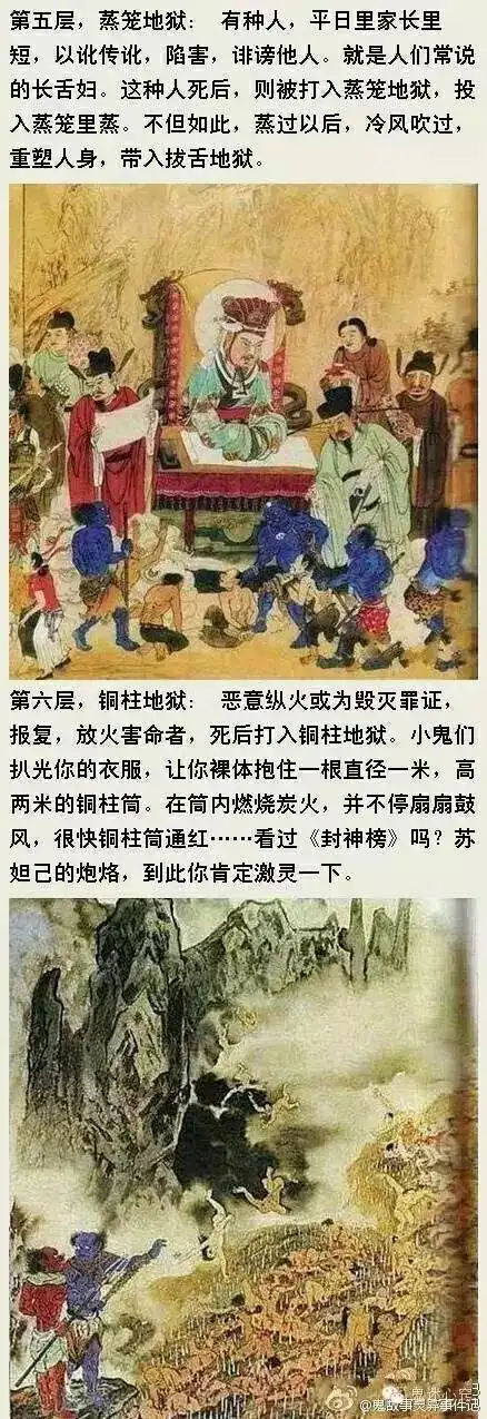 图解十八层地狱,看你还敢不敢做坏事