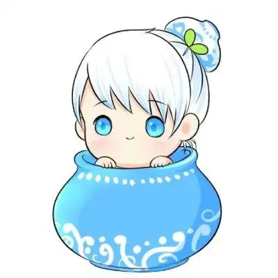 动漫卡通头像 简约 可爱 小僵尸 头像 萌物 表情包素材