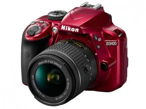 新品保证有★ニコン nikon d3400 18-55 vr レンズキット レッド 付