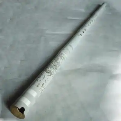 玉屏白箫六八孔洞箫乐器白色紫竹d/e调箫专业演奏箫初学玉萧包邮