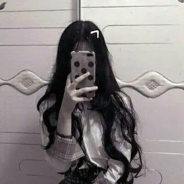 手机挡脸女生头像