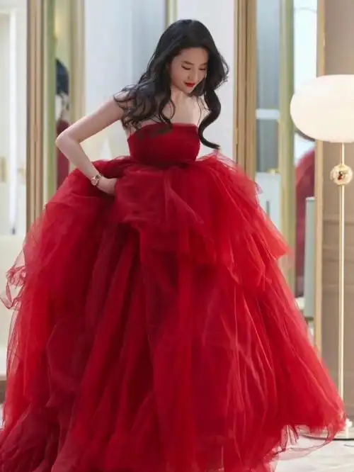 红衣的刘亦菲我好爱