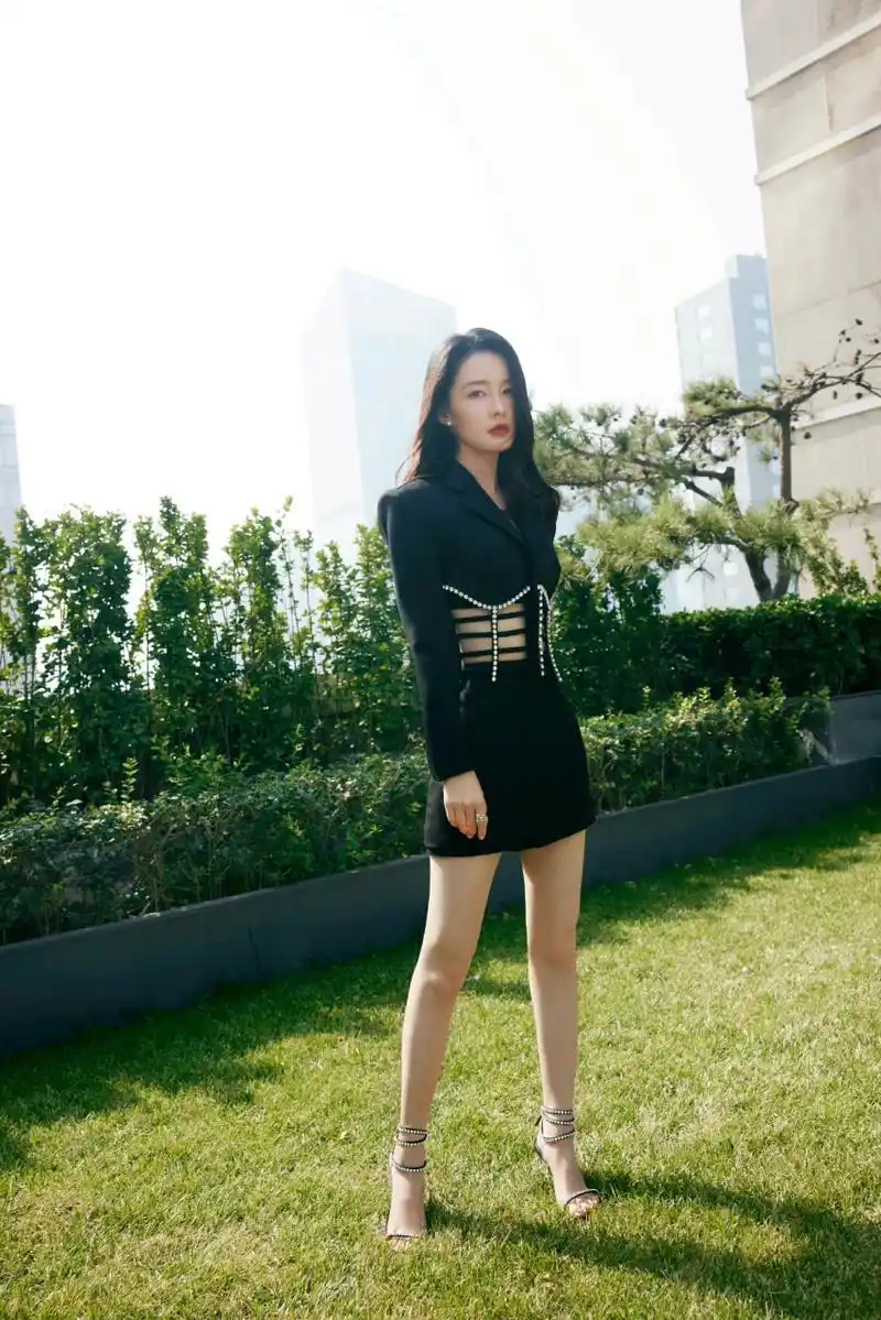 李沁  绑腿高跟鞋  美jio大长腿