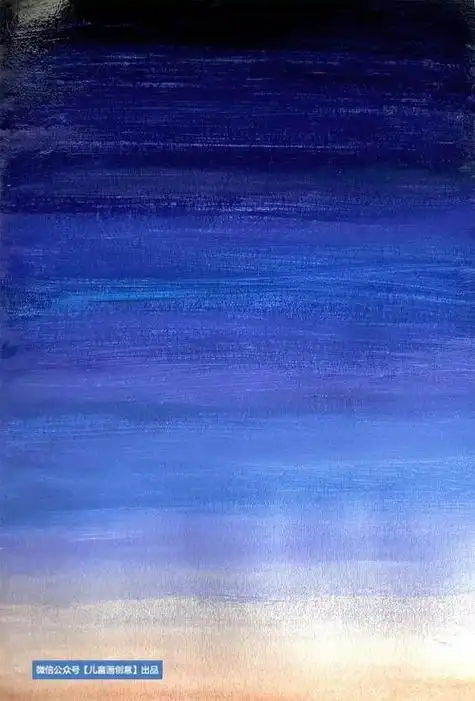 颜料画星空颜料画星空简单教程