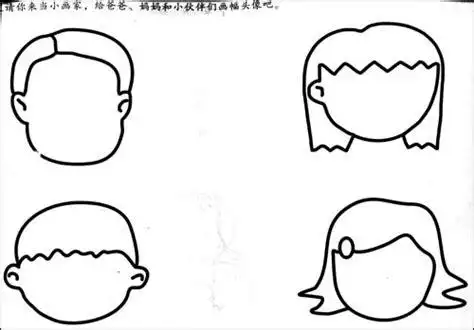 五官贴空白脸表情图表情卡通图带动态字晚安 - 表情包之园