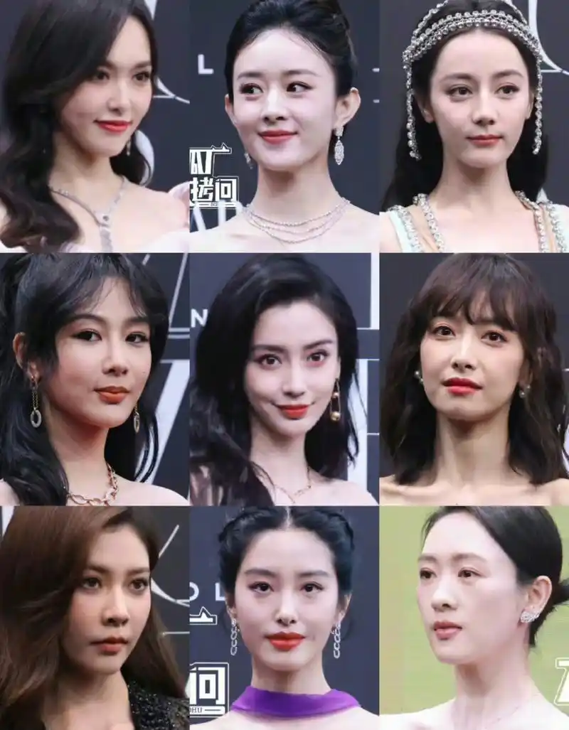 芭莎女明星怼脸图 唐嫣 赵丽颖 迪丽热巴 杨紫 angelababy 宋茜