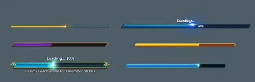 部分进度条|ui|游戏ui|仙大人nice - 原创作品 - 站酷 (zcool)