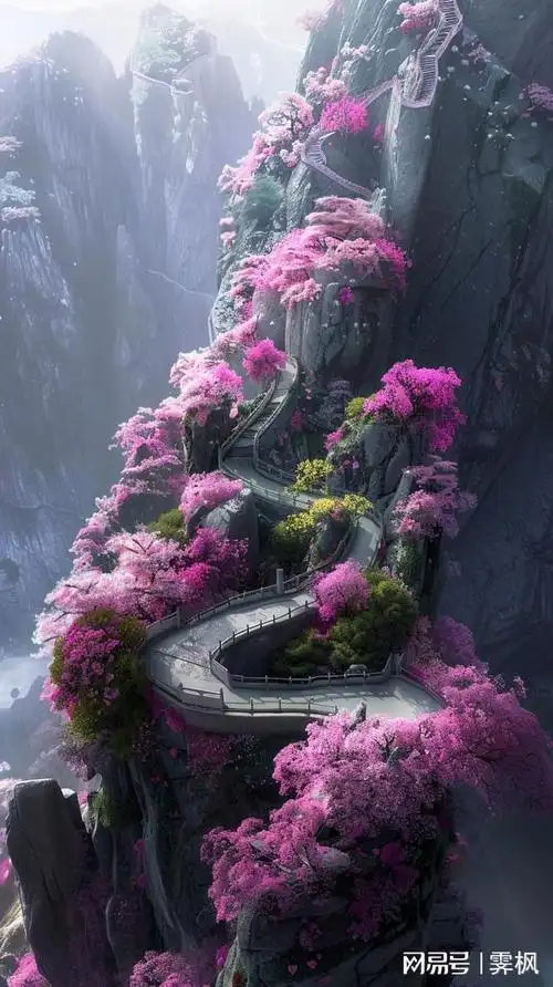 壁纸分享,通往仙境的道路,美轮美奂