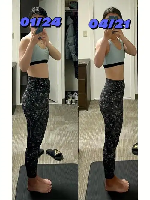 一学期三个月身材变化