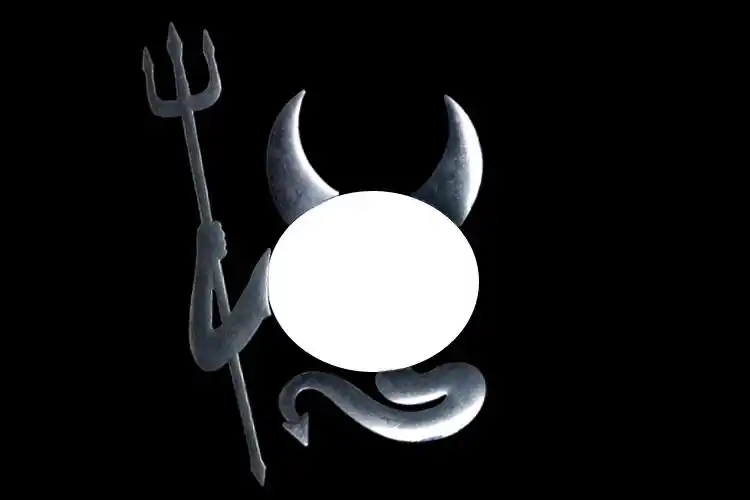 小恶魔个性车标 小魔鬼3d车贴 立体车贴 汽车贴纸 pvc车贴