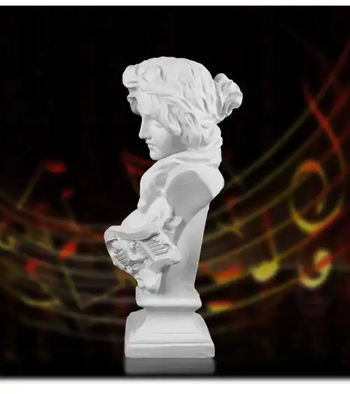 艺伯乐石膏像大琴女73cm美术素描静物写生人像教具雕塑雕像摆件