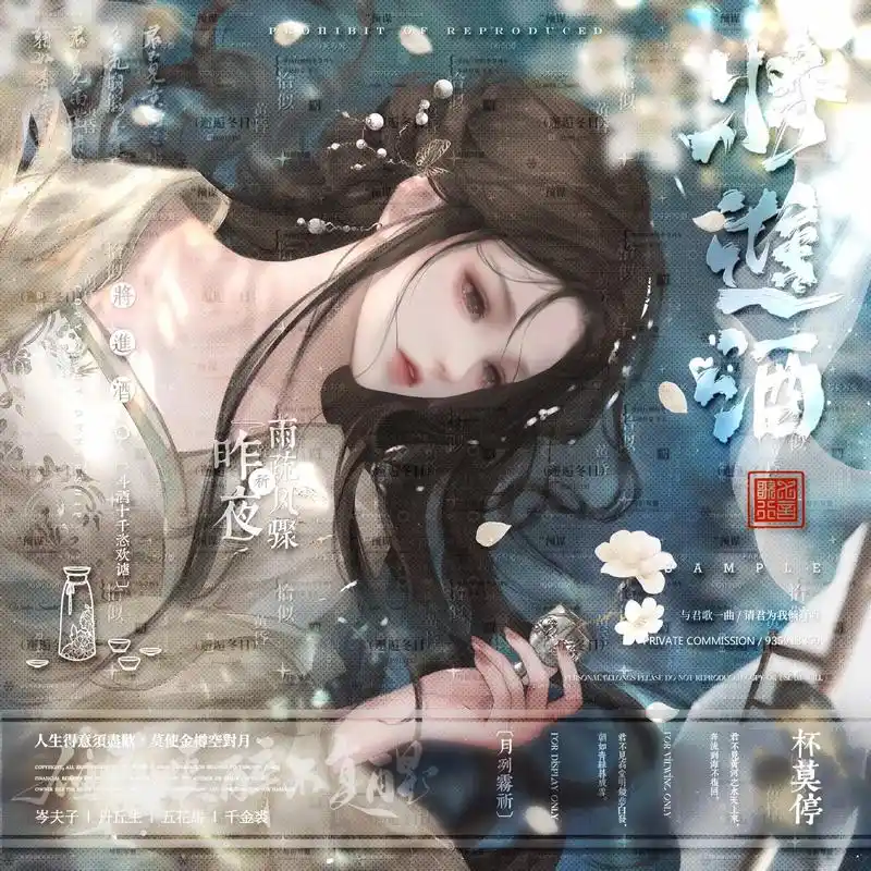 醉后不知天在水 满船清梦压星河.#原创头像 #稿件展示 #水 - 抖音