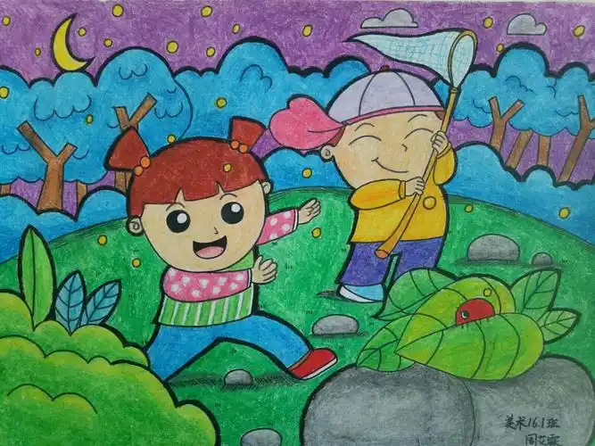 2017美术系儿童画获奖作品