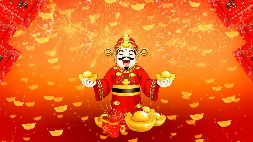 2019年财神壁纸高清大图预览1920x1080_节日壁纸下载_墨鱼部落格
