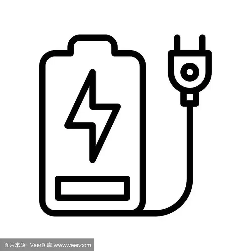 与电池充电符号向量线性相关的可持续或循环开关,