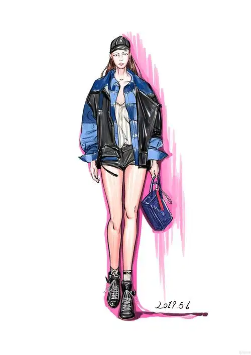 ipad近期服装效果图整合-服装画/服装设计手稿 - 穿针引线服装论坛