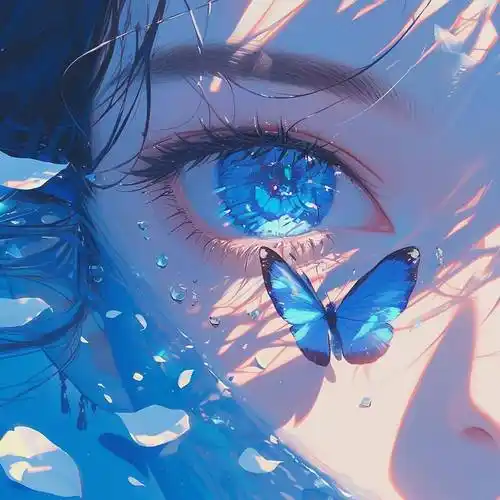 蓝色治愈系头像,一眼惊艳!_天空_世界_宁静