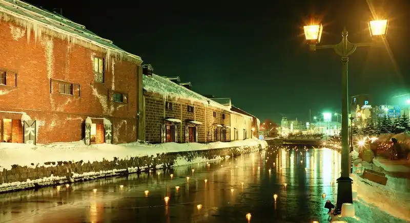 夜晚路灯下的唯美图片