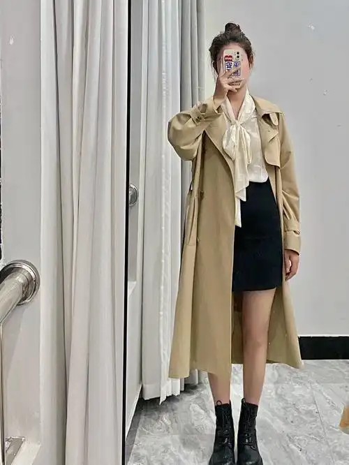 ootd158cm48kg谁穿谁好看的风衣