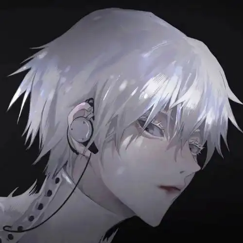 银发男生超级好看的男头