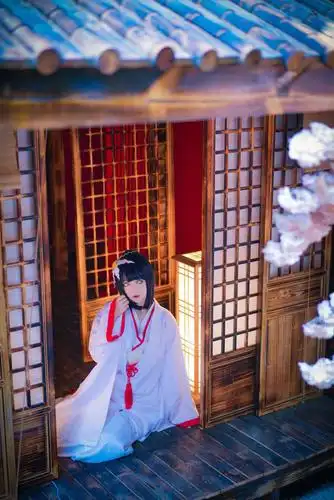 雏田白无垢cosplay