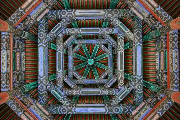 中国古建筑房顶藻井 建筑 建筑 古建筑 中国 艺术 室内 文化 历史