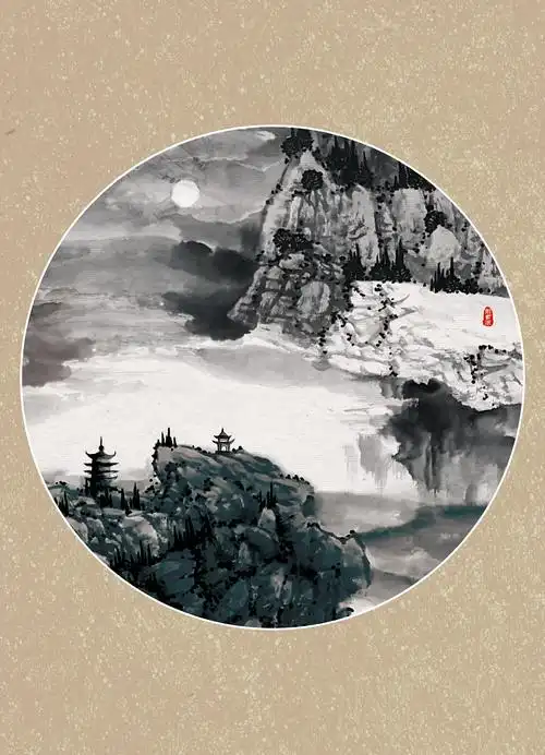 1举报收藏分享原创作品纯艺术绘画国画水墨画写意山水画创e派06:09:45