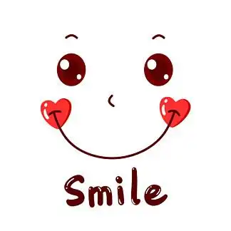 手绘卡通简约 i>风 /i>表情可爱的 i>笑 /i> i>脸 /i>