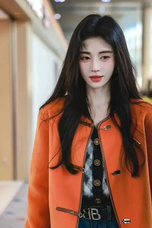 鞠婧祎大橘大利造型