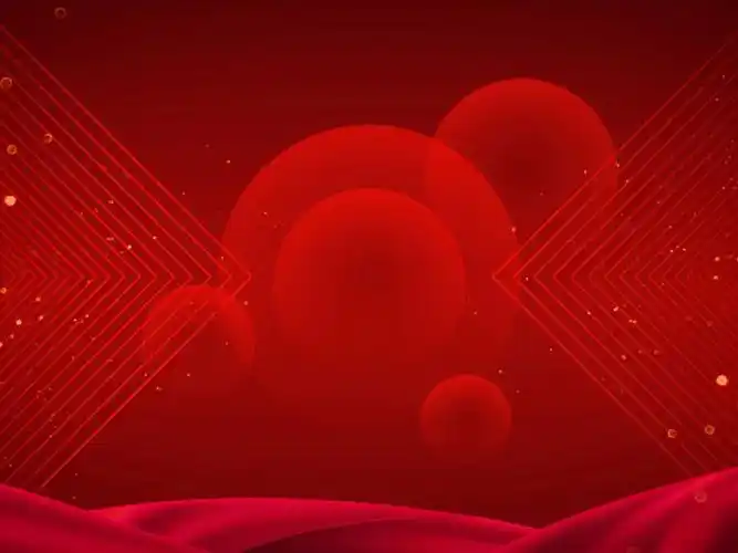 激昂欢庆的红色背景图