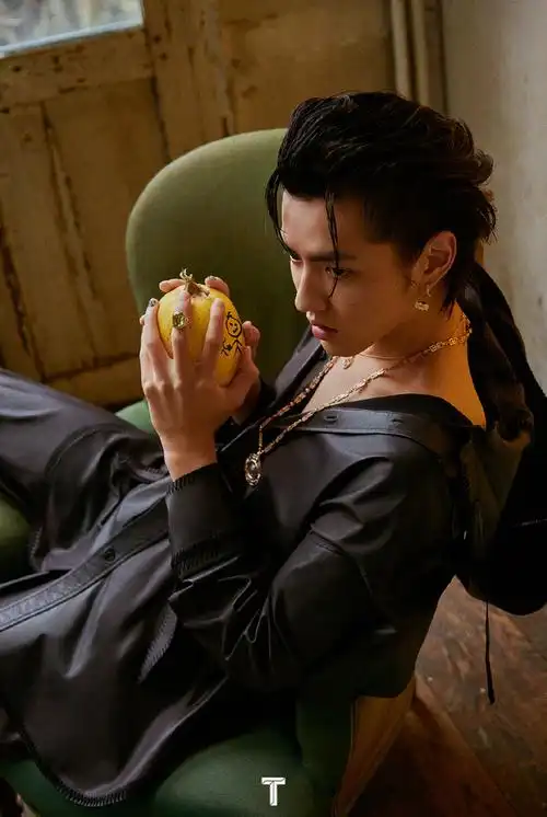 吴亦凡 3月刊大片 三登t magazine封面