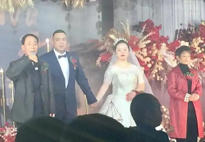 吴强,朱丹丹婚庆大典