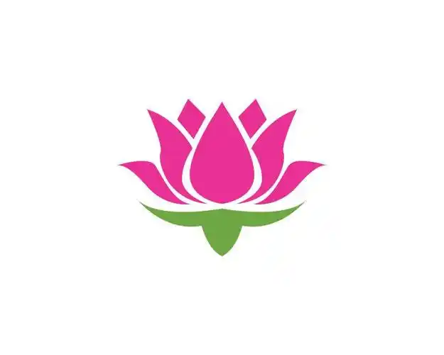 矢量绿圈莲花logo