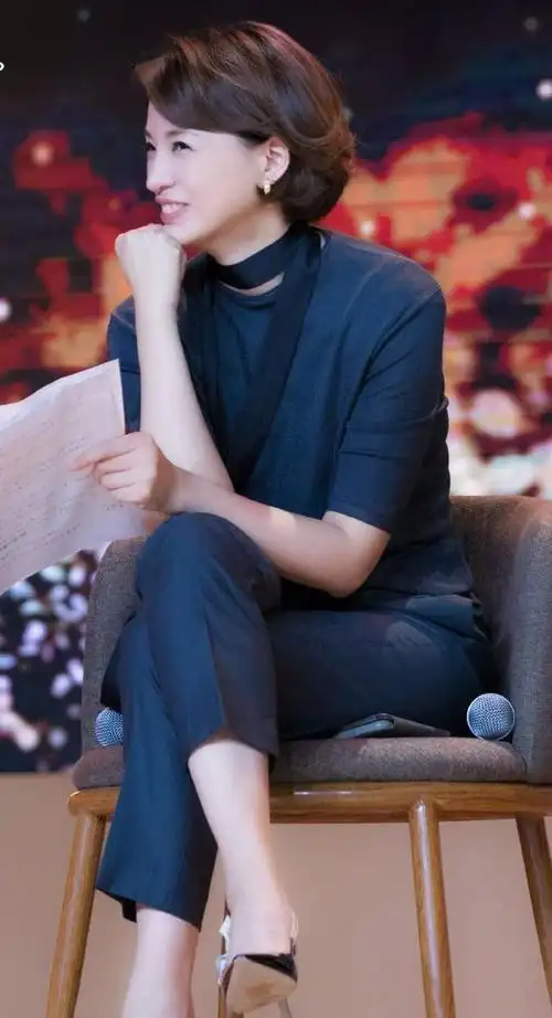 董卿赴国外参加晚会穿刺绣长裙让洋人惊艳东方美展现淋漓尽致