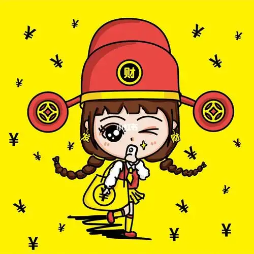 财神女孩桌面和头像