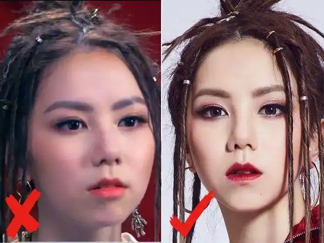 邓紫棋化妆师修容别瞎扫