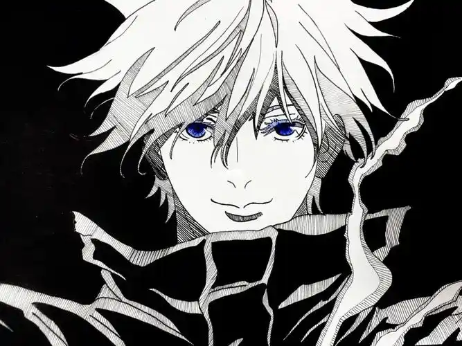 手绘咒术回战五条悟