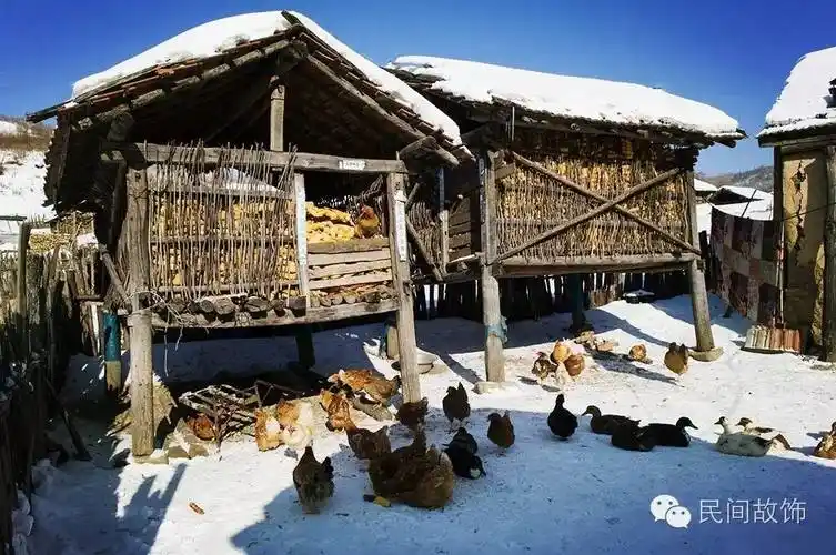 柴火垛炕桌,笸箩南北炕一房一院一门户【东北农村老物件】那时候,人与