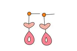 耳环图片简笔画