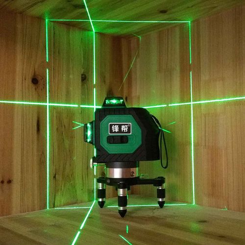 锋帮蓝光贴地仪红外线水平仪12十二线贴墙仪高精度强光细线绿外线
