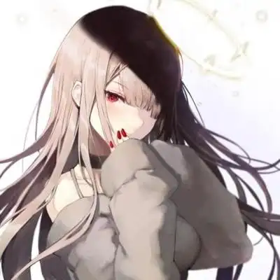 暗黑系动漫女生头像