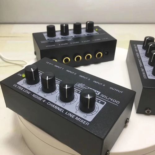 4路混音器多路话筒扩展器音响话筒多孔扩展器