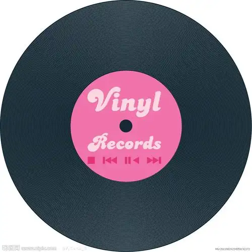 粉红色的光碟唱片矢量图__包装设计_广告设计_矢量图库_昵图网nipic.