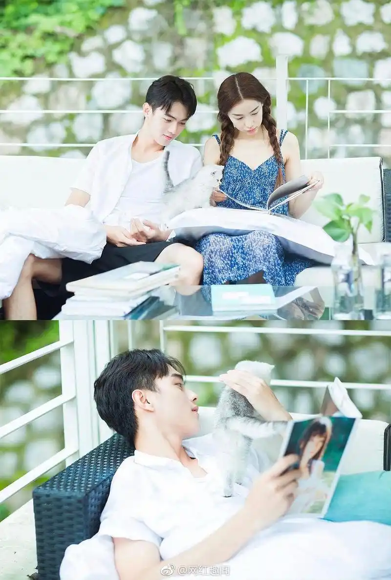 许凯和前女友张南拍的某广告!好清新啊,再次感叹这对高颜值真配.